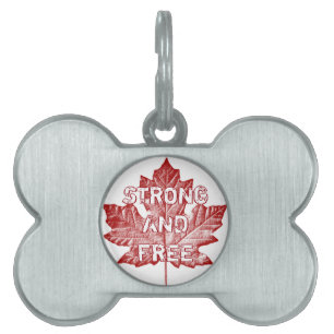 Kanada Hundbrickors Personlig Canada Pet Souvenirs ID-bricka Husdjur