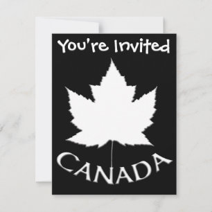 Kanada Inbjudningar Personliga Kanada RSVP-kort