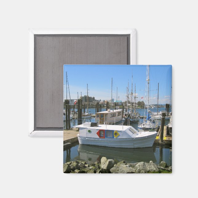KANADA inre hamn, Victoria, BC Magnet (Front/Back)