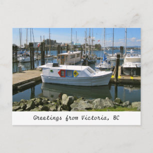 KANADA inre hamn, Victoria, BC Vykort