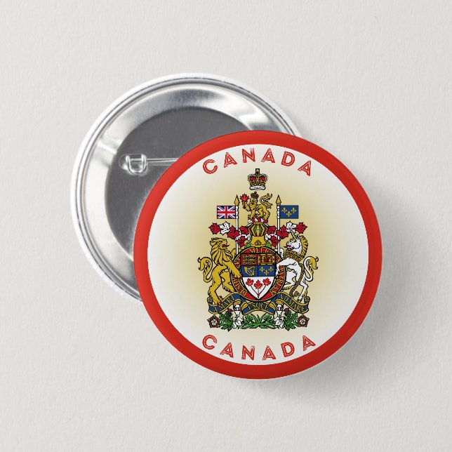 Kanada Jackar Arm Circle Shape Knapp (Framsida & baksida)