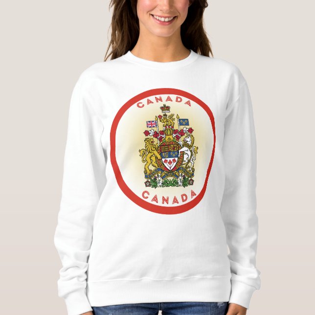 Kanada Jackar Arm Circle Shape T Shirt (Framsida)