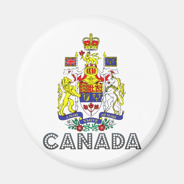 Kanada Jackar Arm Magnet (Framsidan)