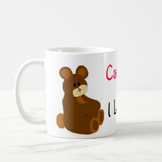 Kanada jag älskar mitt hem kaffemugg (Vänster)