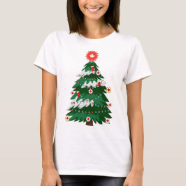 Kanada Julgran Canadian Ugly X-mas Sweater T Shirt