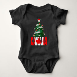 Kanada Julgran Canadian Ugly X-mas Sweater T Shirt
