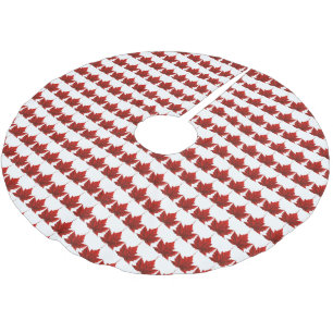 Kanada Julgranfilt Kanada Lönnlöv Dekorativ Julgransmatta Borstad Polyester