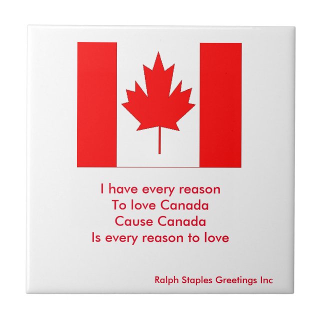 Kanada Kakelplatta (Framsidan)