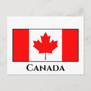 Kanada (Kanada) Flagga Vykort