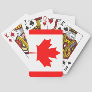 Kanada (kanadensare) flagga casinokort