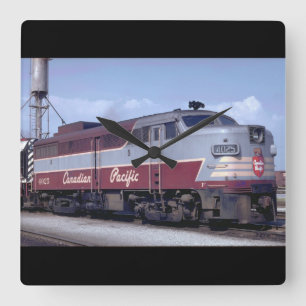 Kanada kanadensiska Pacific_Trains av världen Fyrkantig Klocka