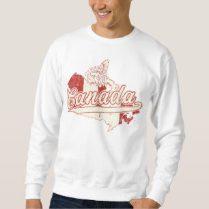Kanada Karta Långärmad Tröja
