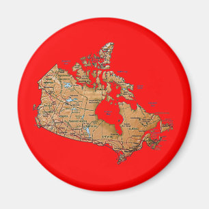 Kanada Karta Magnet