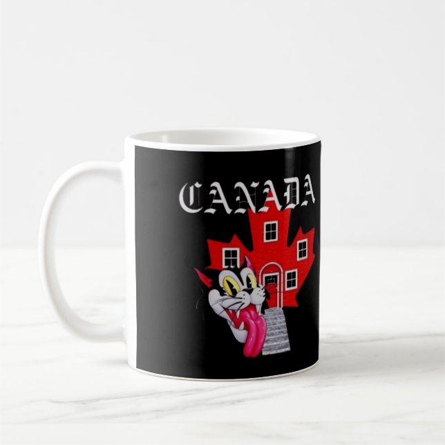KANADA KATTER KAFFEMUGG (Vänster)