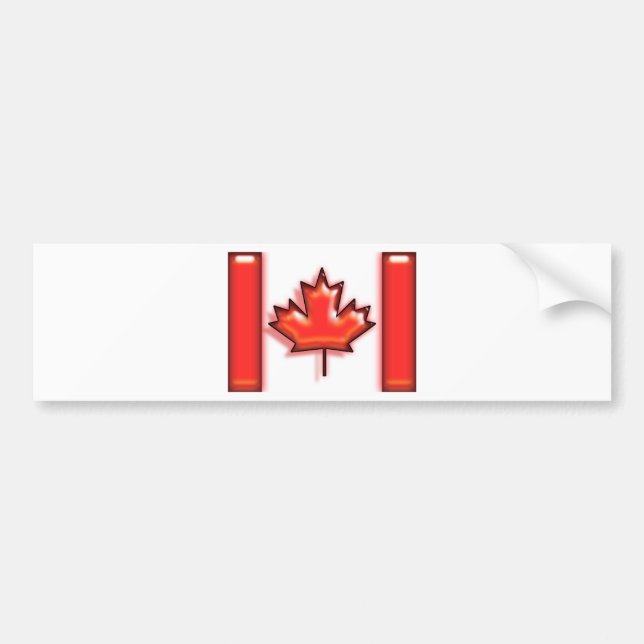 Kanada (konstnärflagga) bildekal (Framsidan)