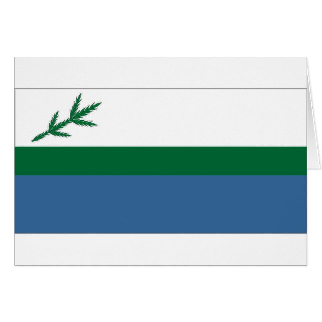 Kanada Labrador lokalflagga Hälsningskort (Framsidan Horizontal)