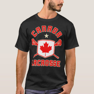 Kanada Lacrosse t Flagga Lax Sticks Shirt