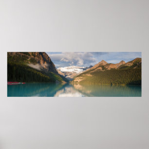 Kanada - Lake Louise panoramaaffisch Poster