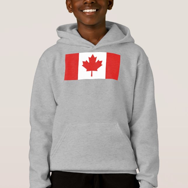Kanada Land Flagga T Shirt (Framsida)