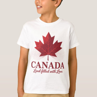 Kanada – Land fyllt med kärlek T-shirt | Uppriktig