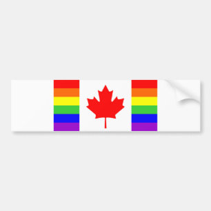 kanada land hbtq flagga symbol lesbisk homosexuell bildekal