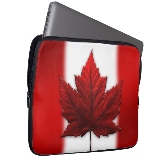 Kanada Laptop sleeve Canada Flagga Computer Souven (Framsidan Höger)