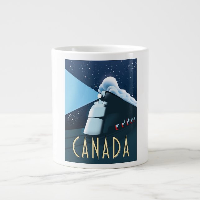 Kanada Lokomotiv resaffisch Jumbo Mugg (Framsidan)