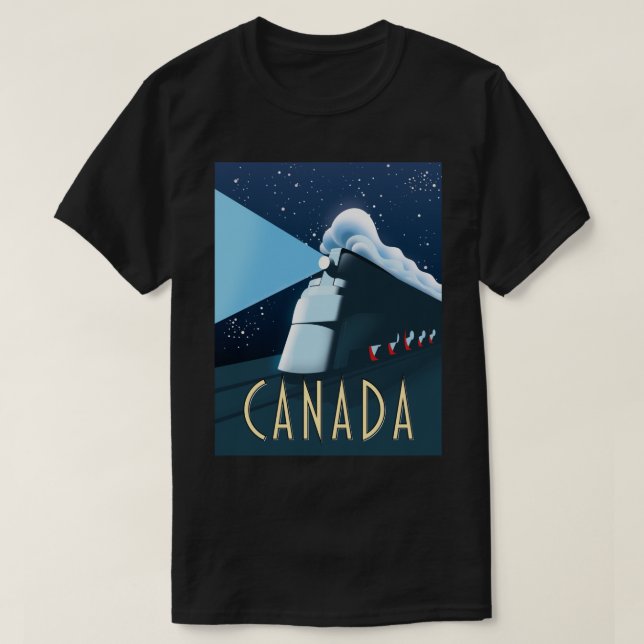 Kanada Lokomotiv resaffisch T Shirt (Design framsida)