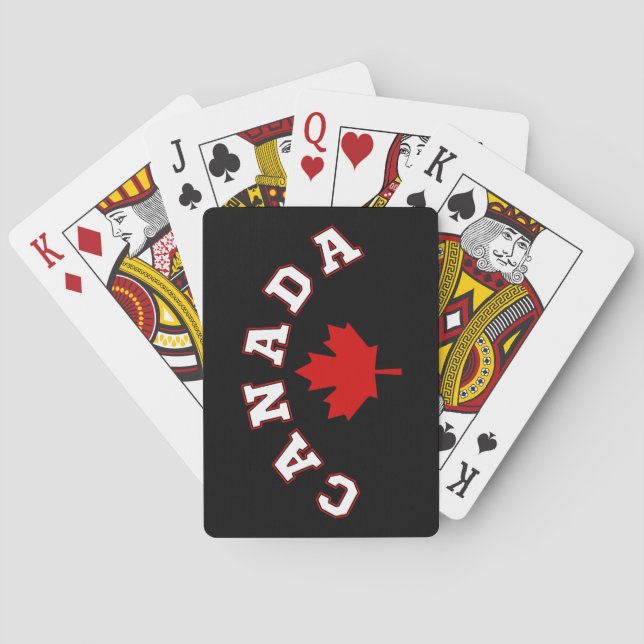 Kanada lönnlöv  casinokort (Baksidan)