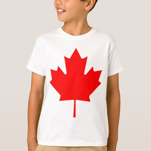 Kanada lönnlöv t-shirt (Framsida)