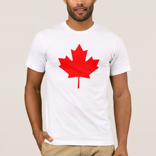 Kanada lönnlöv tee shirt (Framsida)