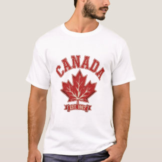 Kanada lönnlöv Vintage T Shirt