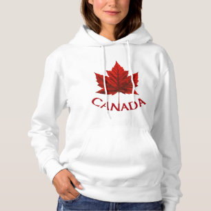 Kanada lönnlövkvinna Hooded skjorta för Hoodie Tee