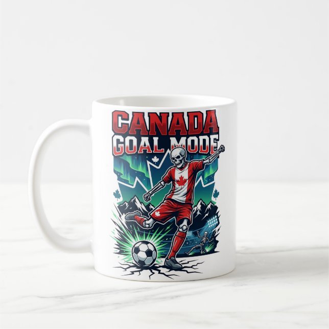Kanada mål läge skelett anfallare nationer dynamis kaffemugg (Vänster)
