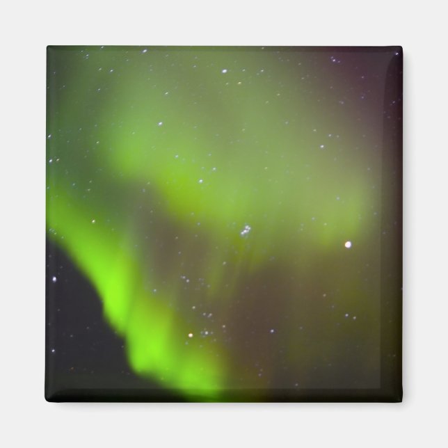 Kanada, Manitoba, Churchill. Aurora Borealis i Magnet (Framsidan)