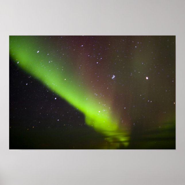 Kanada, Manitoba, Churchill. Aurora Borealis Poster (Framsidan)
