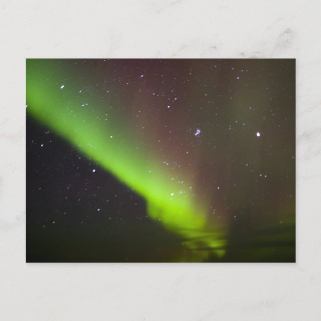 Kanada, Manitoba, Churchill. Aurora Borealis Vykort (Framsida)