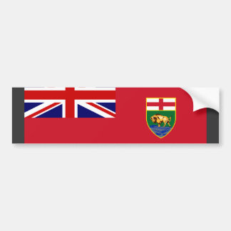 Kanada Manitoba flagga Bildekal