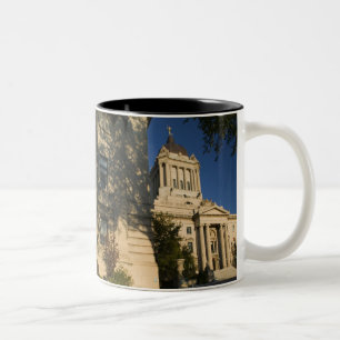 Kanada, Manitoba, Winnipeg: Manitoba Legislative Två-Tonad Mugg