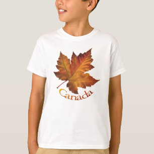Kanada Maple Löv Barn T-shirt Canada Souvenir
