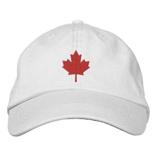 Kanada Maple Löv Broderad Keps