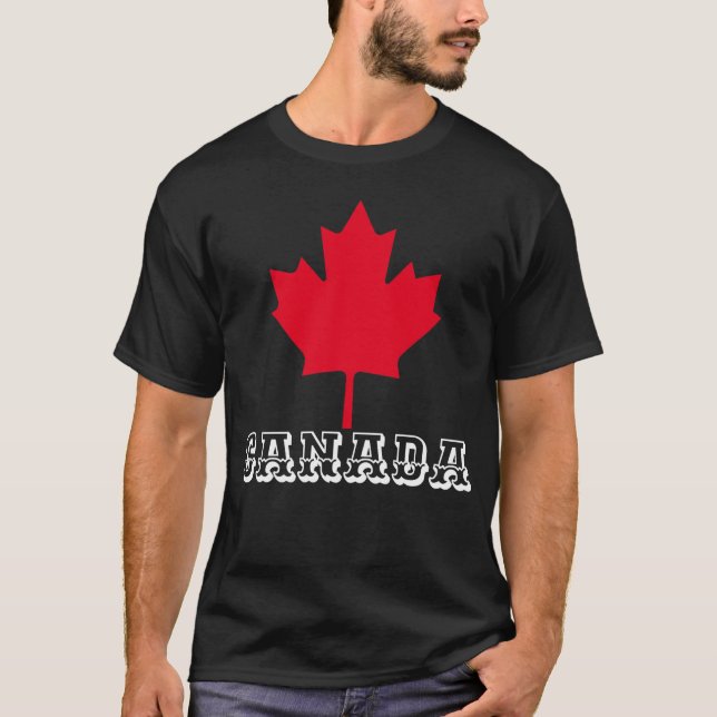 KANADA MAPLE LÖV - CANADA DAY T-Shirt (Framsida)