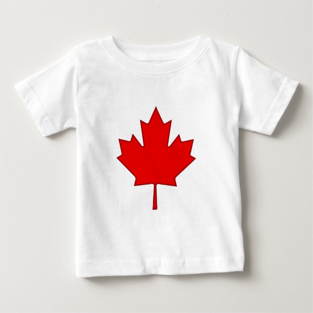 Kanada Maple Löv för Baby T-shirt (Framsida)