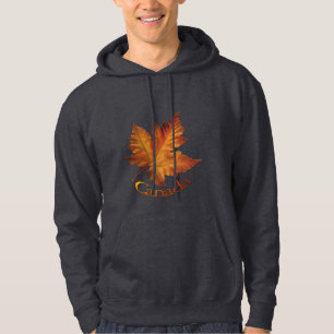 Kanada Maple Löv Hoodie Kanada Hooded Sweatshirt