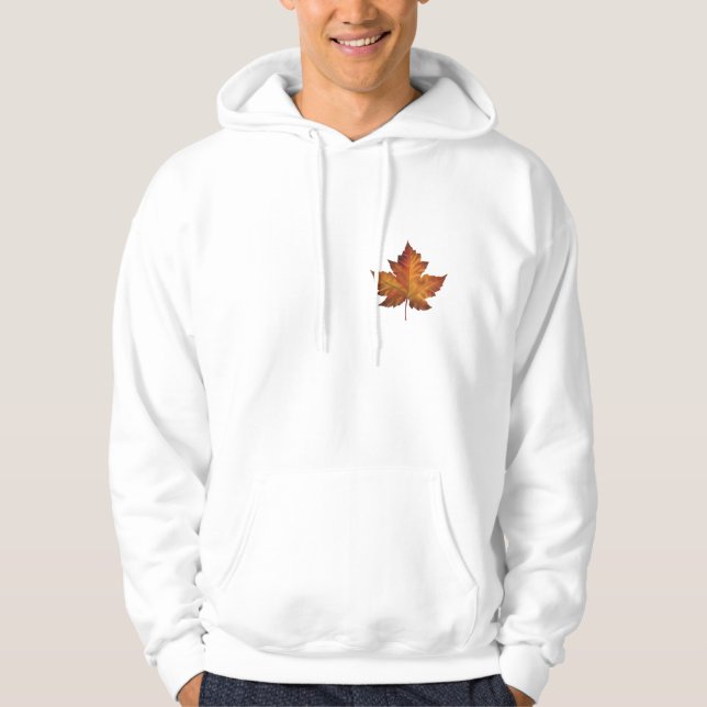 Kanada Maple Löv Hoodie Kanada Hooded Sweatshirt (Framsida)