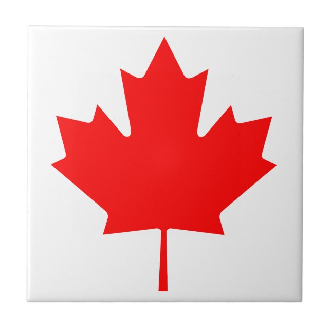 Kanada Maple Löv Kakelplatta (Framsidan)