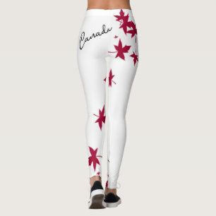 Kanada Maple Löv Leggings
