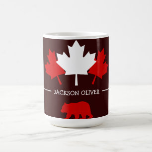 Kanada Maple Löv, Lycklig canada Day, 1 juli Kaffemugg