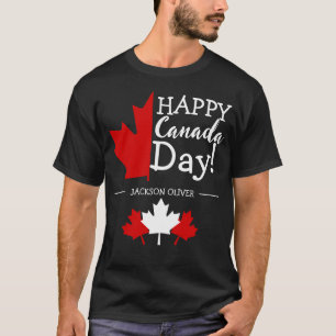 Kanada Maple Löv, Lycklig canada Day, 1 juli T Shirt