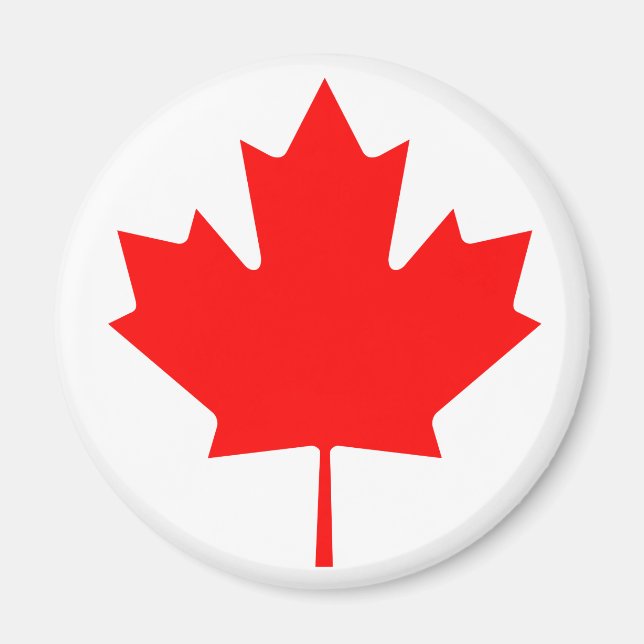 Kanada Maple Löv Magnet (Framsidan)